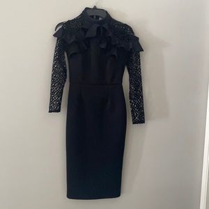 Black cocktail dress